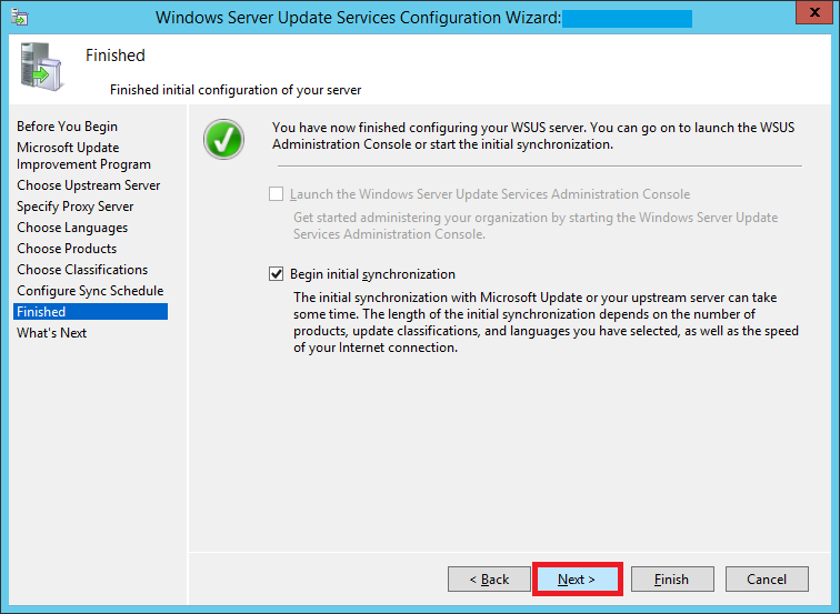 Настройка wsus windows server 2012 r2