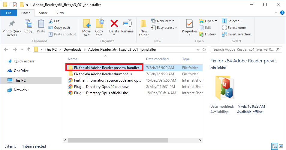 how-to-fix-outlook-pdf-previews-and-explorer-thumbnails-on-64-bit-windows_06